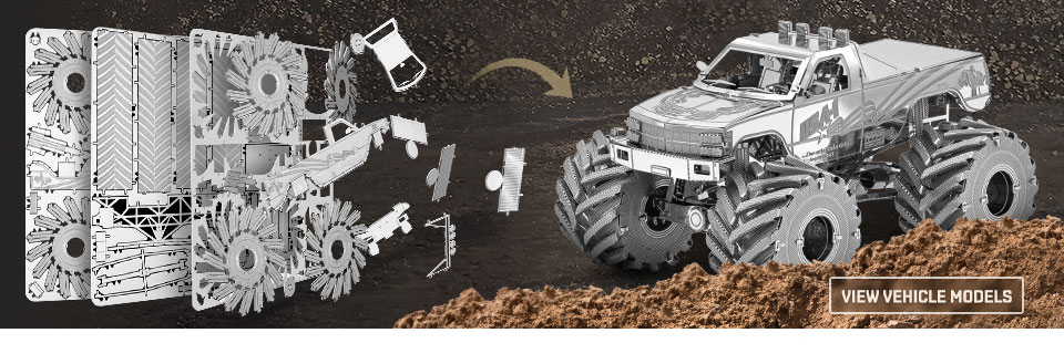 metal earth vehicles