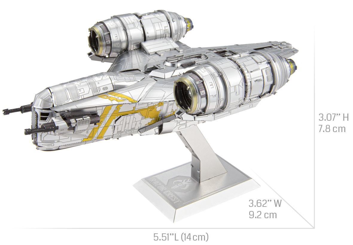 Transformers Razor Crest Metal Earth Star Wars Razor Crest - Innovatoys
