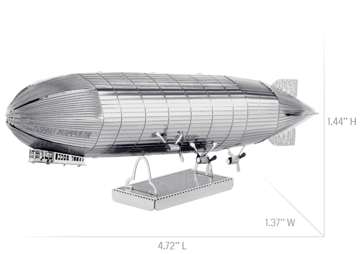 Metal Earth Graf Zeppelin 3D Metal Model Airplanes DIY Projects