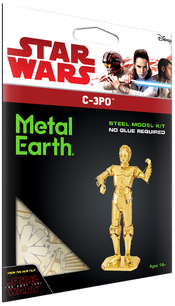 Metal Earth Star Wars 3D Model Kit R2D2 & C-3PO au meilleur prix sur
