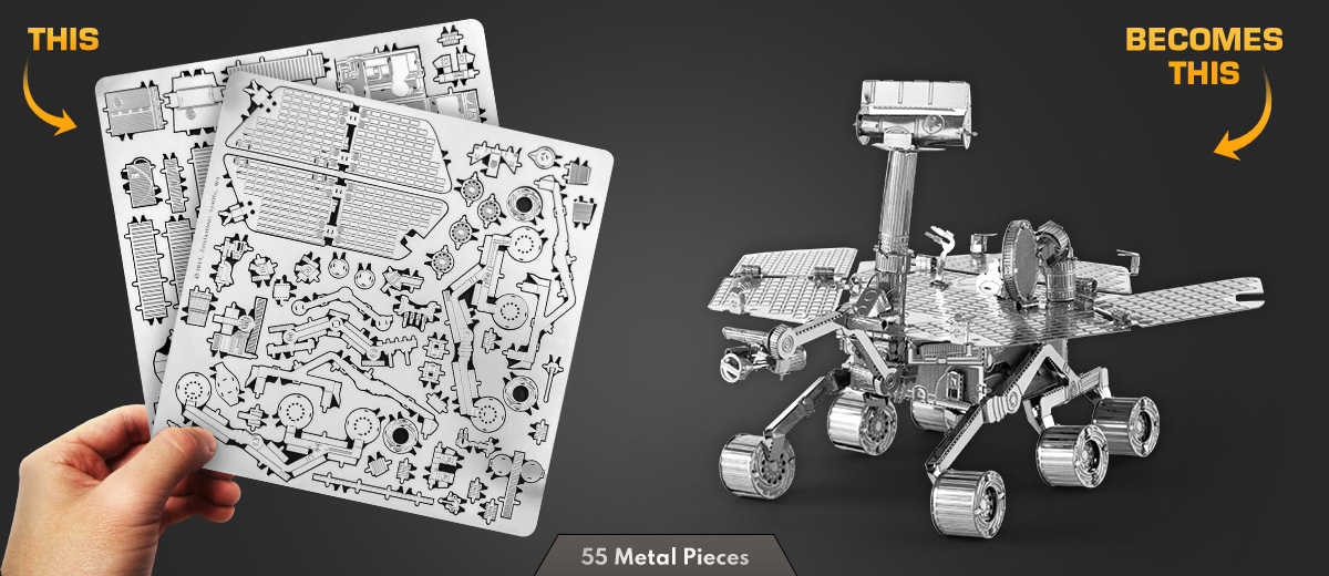 Metal Earth Mars Rover 3D Model Kit - Innovatoys
