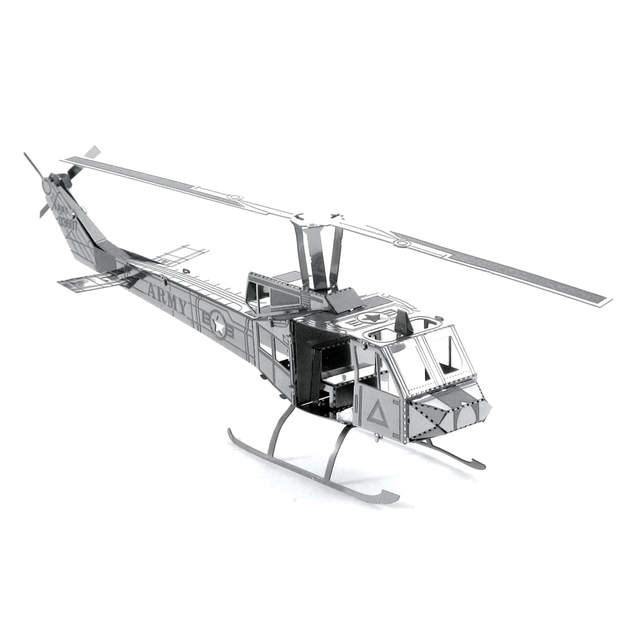 METAL HUEY HELICOPTER MODEL 3D CRAFT KIT CHRISTMAS GIFT IDEA UK STOCK FAST POST 