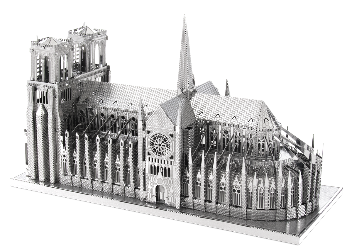 ICONX Metal Earth Notre Dame BYO Build Your Own 3D Model Assemble 