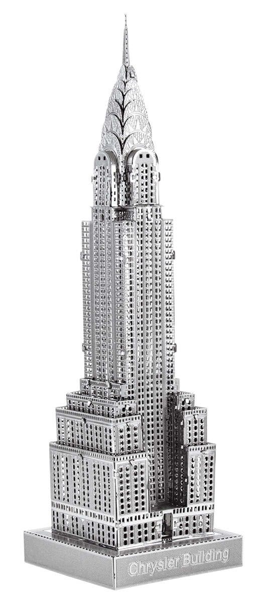 Iconx EMPIRE STATE BUILDING 3D Metal Earth Puzzle Laser Cut Steel Model Kit 