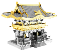 Metal Earth 3D Model Kit FASCINATIONS Kinkaku-Ji Japanese Castle Gold Ver 