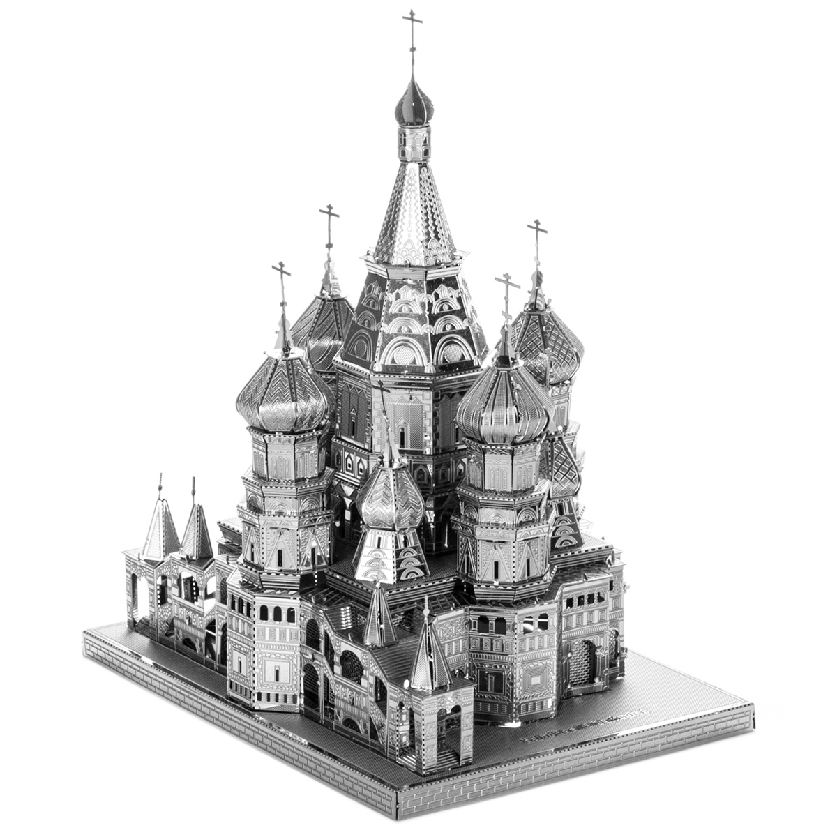 Fascinations ICONX RUSSIA SAINT BASIL CATHEDRAL 3D Steel Metal Earth Model Kit