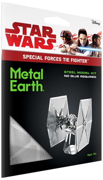 Metal Earth 3D Model Puzzle TIE Fighter Special Forces Star Wars 