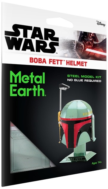 Fascinations Metal Earth Star Wars Boba Fett Helmet 3D Steel Model Kit MMS315 
