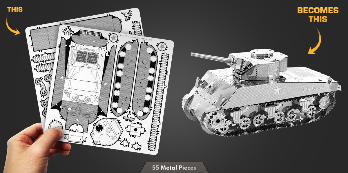 Tiger I Tank Metal Earth - Innovatoys