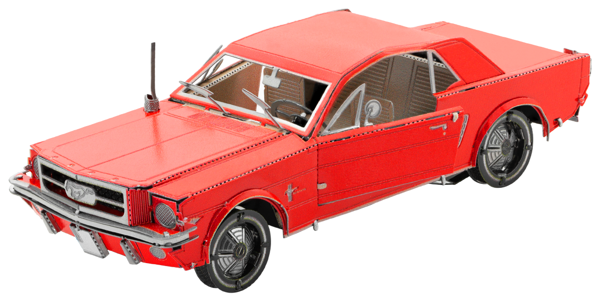 Fascinations Metal Earth 1965 Ford Mustang Coupe 3D Laser Cut Steel Model Kit 