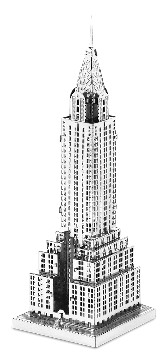 NEUF Chrysler Building New york usa 3d puzzle métal modèle laser cut en KIT 