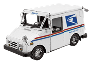 Picture of USPS LLV Mail Truck