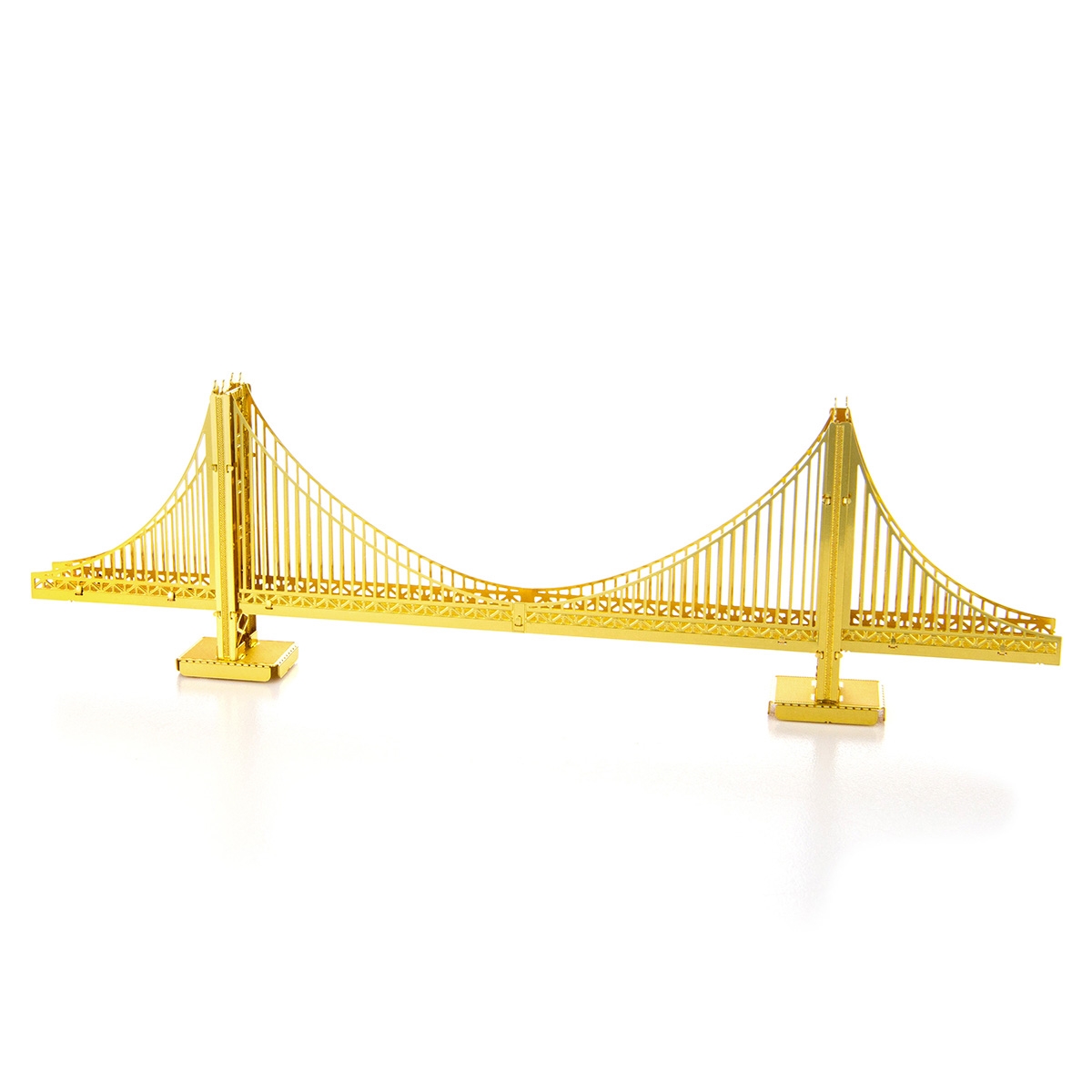 Gold Golden Gate Bridge Build Your Own DIY Model Kit Fun Assemble Metal Earth 