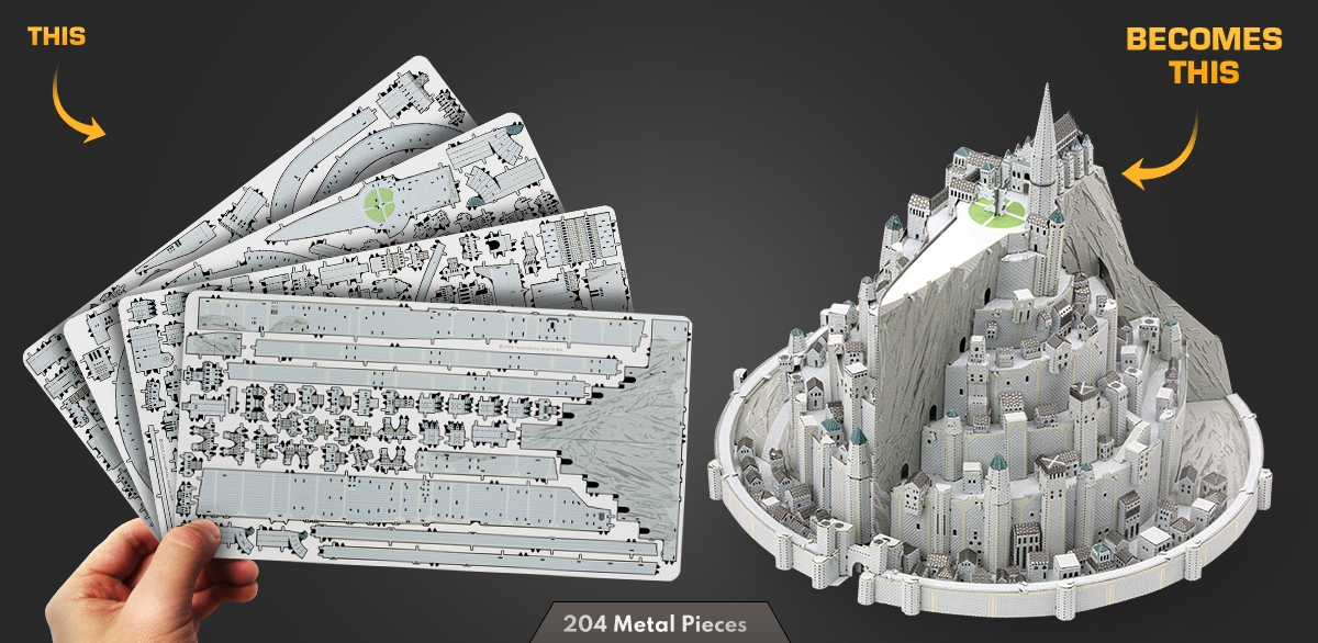 Maquette métal Metal earth IconX - Lord Of The Rings - Minas Tirith